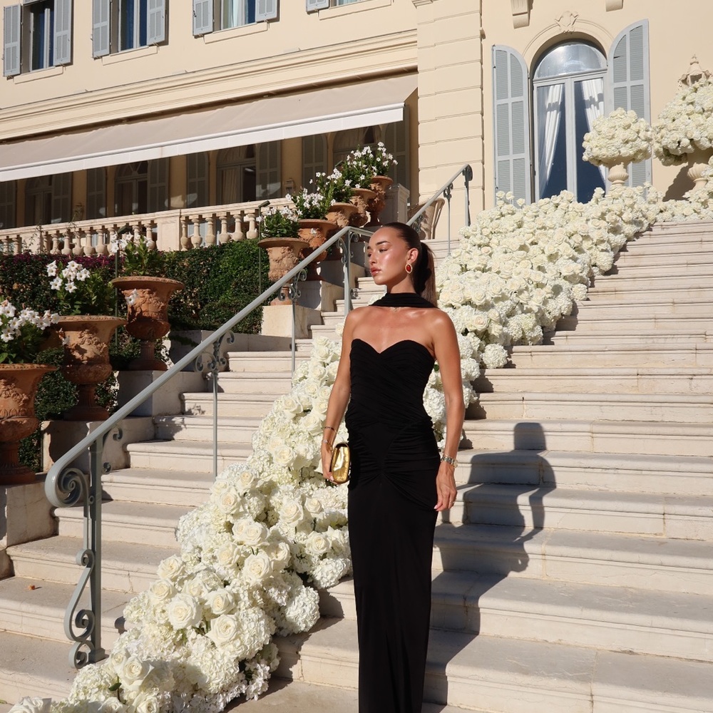 Elegant Black Strapless Jumpsuit-bought two sizes selling the one not worn